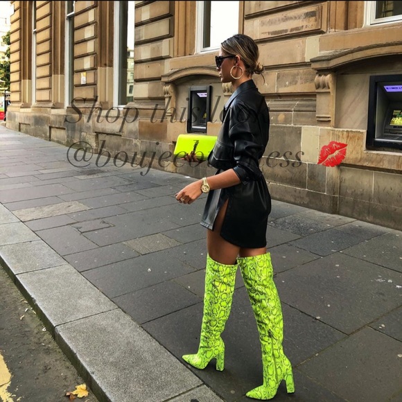 ZARA Faux Leather Overshirt with Tie Belt - Picture 4 of 11